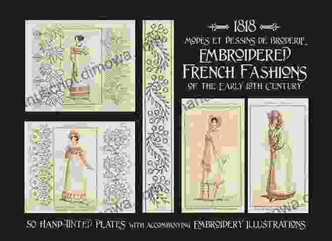 1818 Modes Et Dessins De Broderie Book Cover 1818 MODES ET DESSINS DE BRODERIE: Embroidered French Fashions Of The Early 19th Century