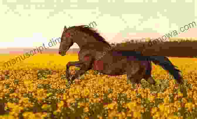 A Beautiful Brown Horse Galloping Through A Field The Forever Horse Stacy Gregg