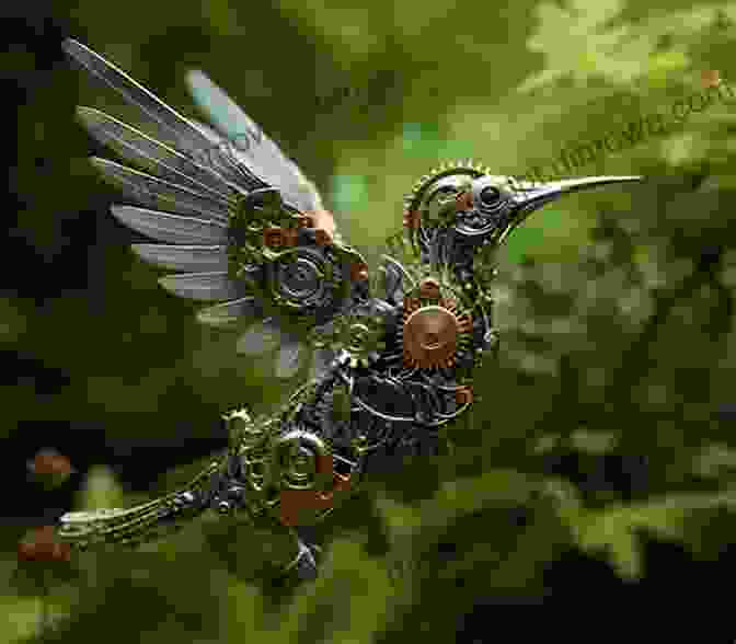 A Mechanimal Hummingbird, Its Wings A Blur Of Motion, Embodies The Delicate Beauty Of Flight. Mechanimals Chris Tougas