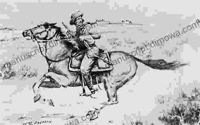 A Pony Express Rider On Horseback, Navigating A Rugged Mountain Pass, Mail Satchel Strapped Behind Him. Orphans Preferred: The Twisted Truth And Lasting Legend Of The Pony Express