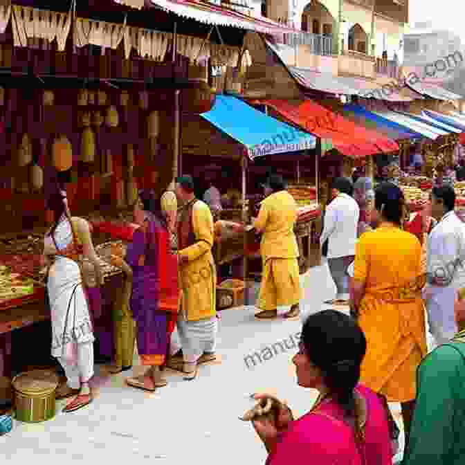 A Vibrant Ethiopian Market Scene, With People Bargaining And Colorful Goods On Display Trouble: An Ethiopian Trading Adventure In Amharic And English