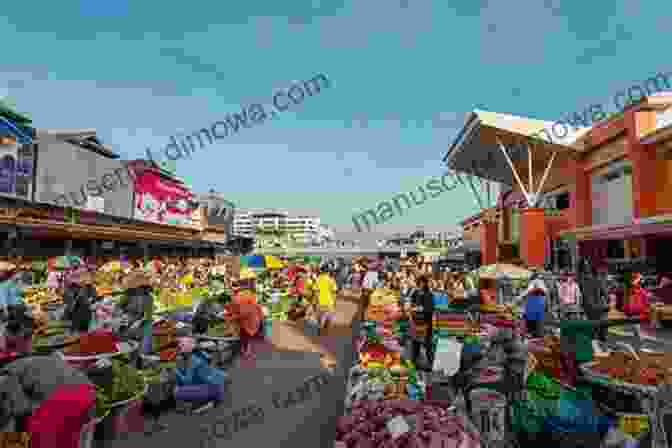 A Vibrant Market Scene In Vientiane, Laos 5 Days In Laos Chris Backe