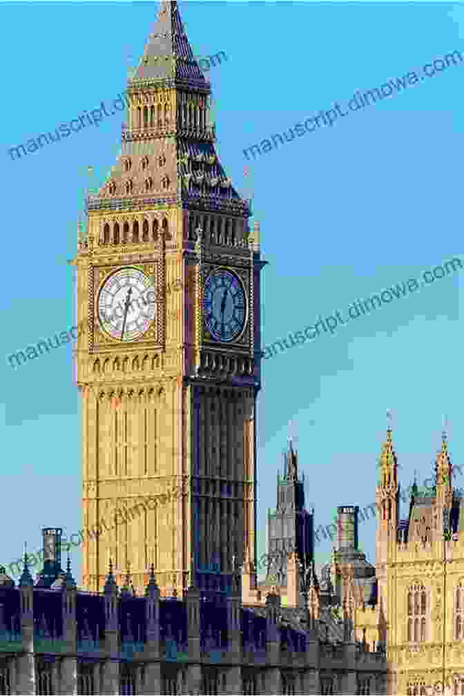 An Illustration Of Big Ben, The Iconic Clock Tower Of The Houses Of Parliament In London Britannia: My British Illustrations Chispita Designs