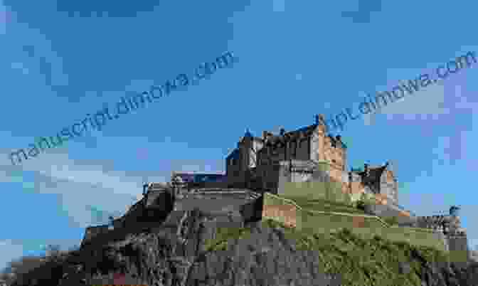 An Illustration Of Edinburgh Castle, A Historic Castle That Dominates The Skyline Of Edinburgh, Scotland Britannia: My British Illustrations Chispita Designs