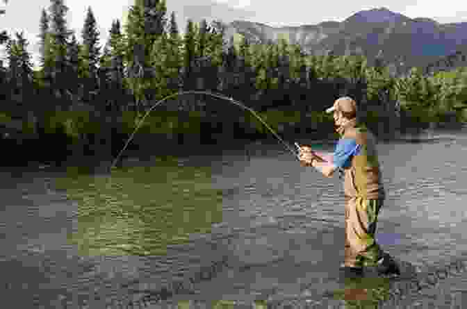 An Image Of A Person Fishing In A Pristine Alaskan River, Highlighting The Abundance Of Natural Resources Land Of The Radioactive Midnight Sun: A Cheechako S First Year In Alaska