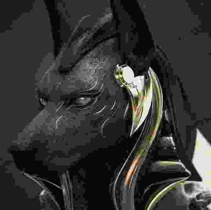 Anubis, The Enigmatic Jackal God, With Glowing Eyes And An Ancient Egyptian Headdress. Rise Of The Jackal King (Songs Of The Osirian 2)