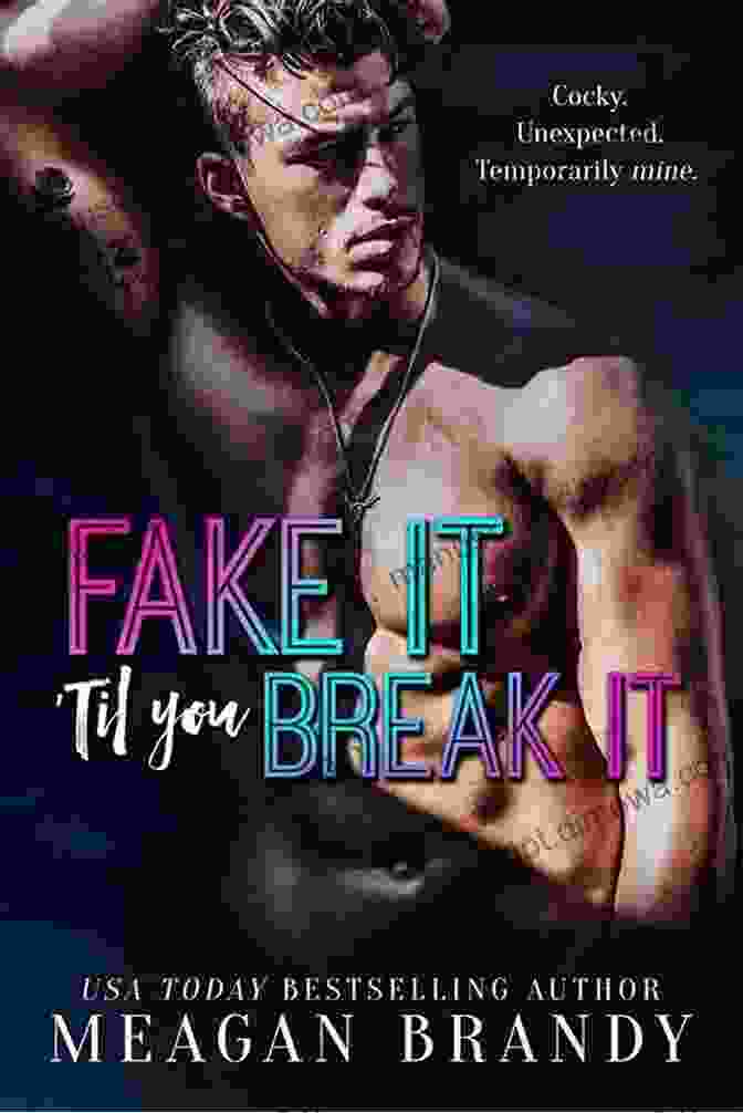 Book Cover Of 'Fake It Till You Break It', Featuring A Woman With A Shattered Mirror Behind Her. Fake It Till You Break It