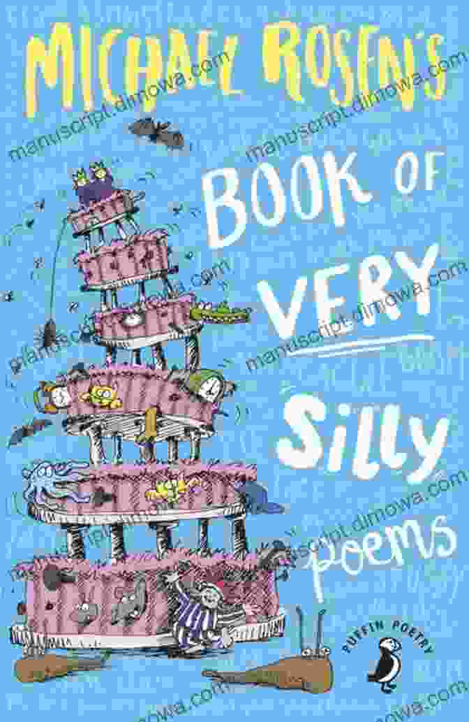 Book Cover Of 'Silly Poems For Wee People' With Colorful Illustrations Of Children Laughing And Playing Silly Poems For Wee People