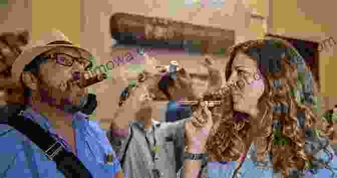 Couple Enjoying Cuban Cigars Smoking The Pleasure (Placeres De Cuba)