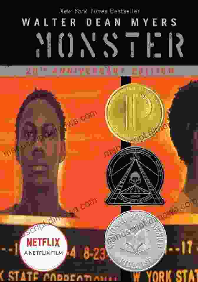 Cover Of The Book Monster By Walter Dean Myers, Showcasing A Silhouette Of A Young Man Against A Backdrop Of Urban Buildings Monster Walter Dean Myers