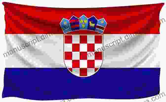 Croatian Phrasebook Cover With A Croatian Flag In The Background Easy Zagreb Croatian Phrasebook: Phrases And Vocabulary (Greater Than A Tourist Phrasebook)