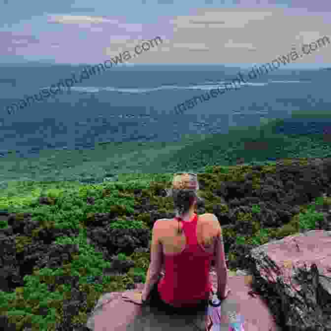 Hiker Overlooking The Catskill Mountains Greater Than A Tourist Catskill Mountains New York USA : 50 Travel Tips From A Local (Greater Than A Tourist New York Series)