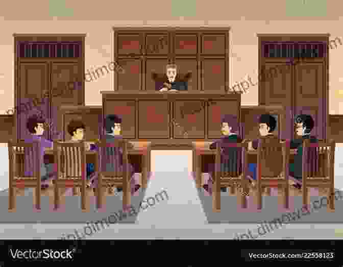 Illustration Of A Courtroom Scene, With A Judge Sitting On The Bench, Surrounded By Lawyers And Spectators, All Immersed In The Complexities Of A Legal Case. Pictures From Italy : By Charles Dickens Original Classic With Illustrated (Annotated)