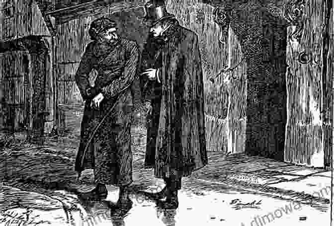 Illustration Of Oliver Twist Fleeing From Fagin's Gang, Surrounded By Shadows And Fear. Pictures From Italy : By Charles Dickens Original Classic With Illustrated (Annotated)