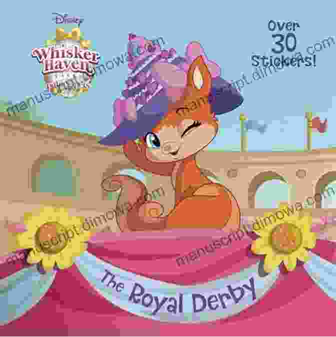 Image Of Whisker Haven Tales Little Golden Book Open To A Story Page Berry S Sweet Surprise (Disney Palace Pets: Whisker Haven Tales) (Little Golden Book)