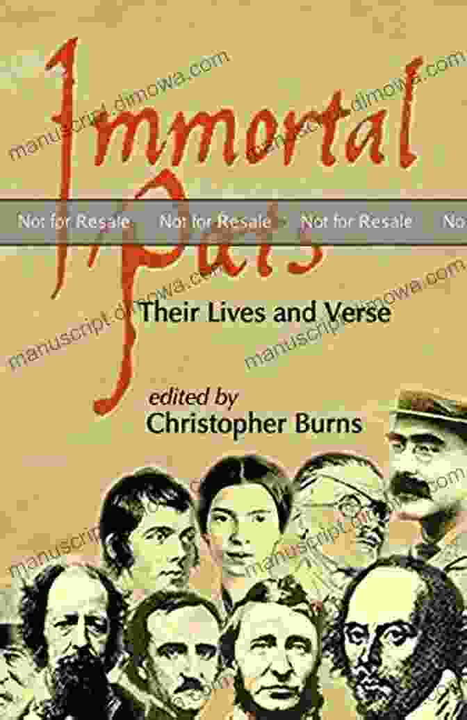 Immortal Poets: Their Lives And Verse Book Cover Image Immortal Poets: Their Lives And Verse