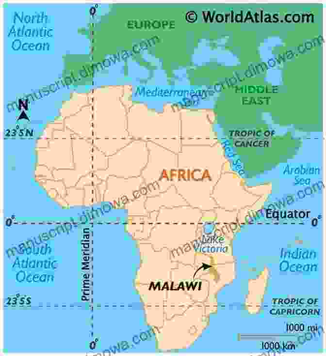 Map Of Malawi Showing Its Location In Africa An To Malawi: Basic Facts