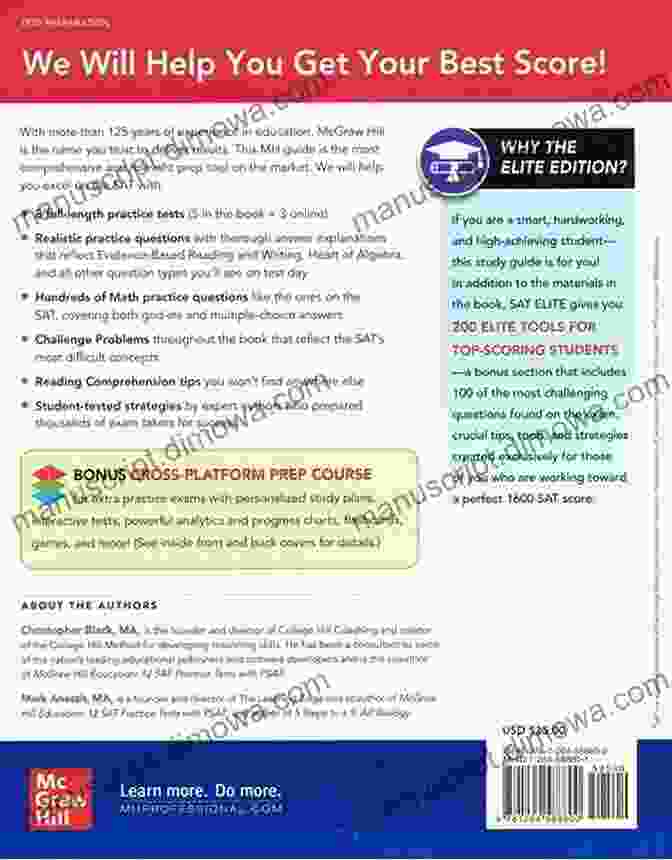 McGraw Hill SAT Elite 2024 Study Guide McGraw Hill SAT Elite 2024 Christopher Black