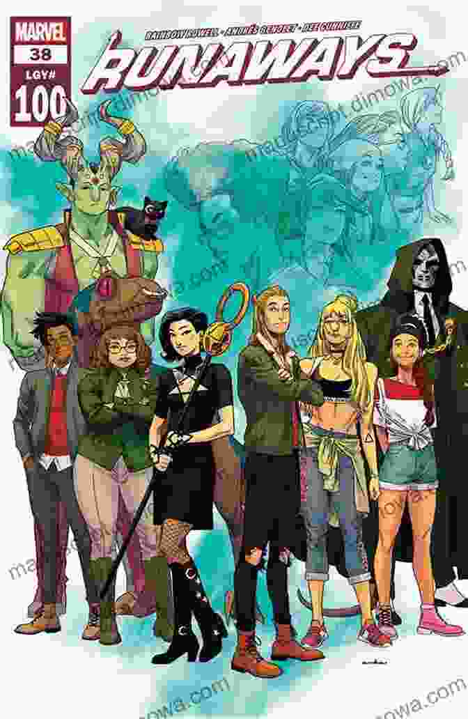 Runaways Novel Cover Featuring A Group Of Teenagers Running Through A Forest With Glowing Lights In The Distance. Runaways: An Original Novel Christopher Golden