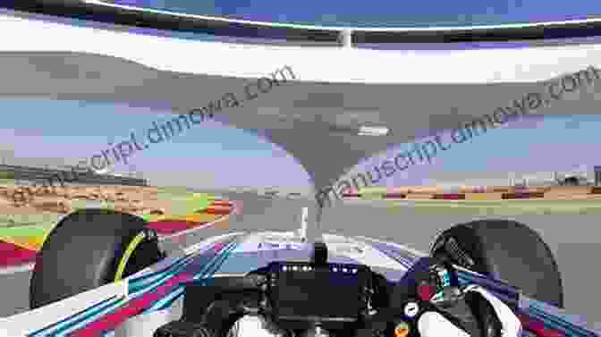 Steve Harmison In The Cockpit Of A Formula One Car, Helmet On, Surrounded By Motion Blur As He Races. Steve Harmison: My Autobiography: Speed Demons