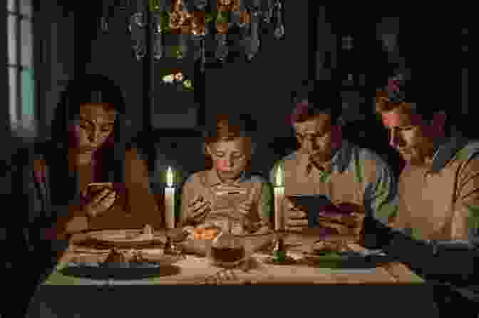 The Petrov Family Gathered Around A Dimly Lit Table, Their Expressions Filled With Anticipation And Unease They Whisper About Us (Petrov Family)