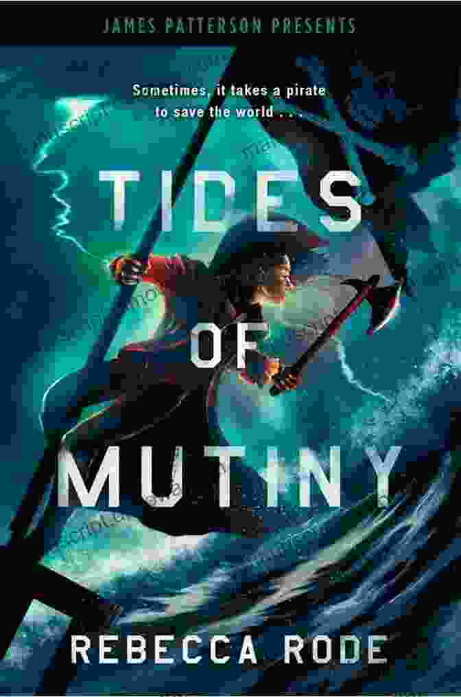 Tides Of Mutiny Book Cover Featuring Abigail Carter On A Stormy Sea Tides Of Mutiny Rebecca Rode