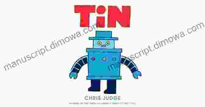 Tin Chris Judge Book Cover Featuring A Close Up Of The Iconic Tin Toy Figure TiN Chris Judge