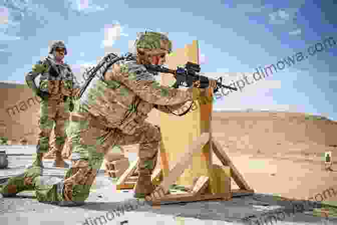 U.S. Army Ranger Conducting Marksmanship Training US Army Rager Handbook Combined With Rifle Marksmanship US Military Manual And US Army Field Manual