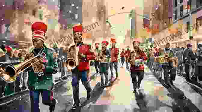 Vibrant Image Of A Christmas Parade, Featuring Marching Bands And Festive Floats Holiday World (Images Of America)