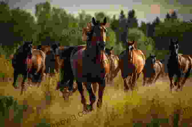 Wild Horses Galloping Across A Lush Meadow In Yosemite National Park Yellowstone Ranger: Stories From A Life Spent With Bears Backcountry Horses And Mules From Yosemite To Yellowstone