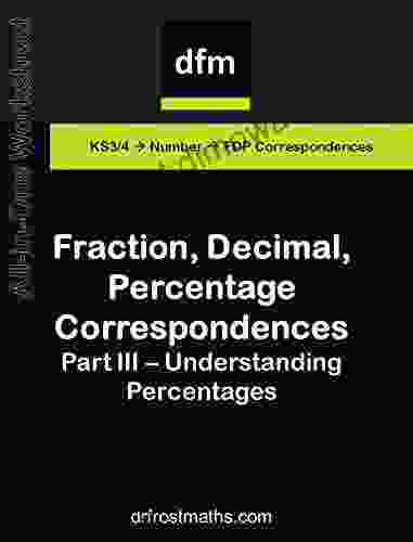 All In One Worksheet Fraction Decimal Percentage Correspondences Part III Understanding Percentages