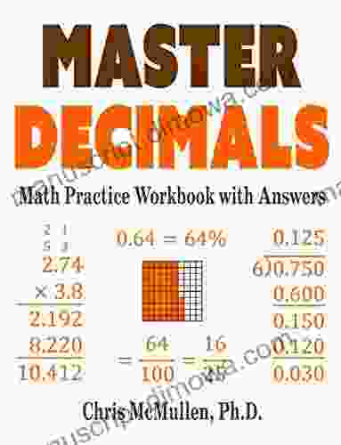 Master Decimals Math Practice Workbook With Answers