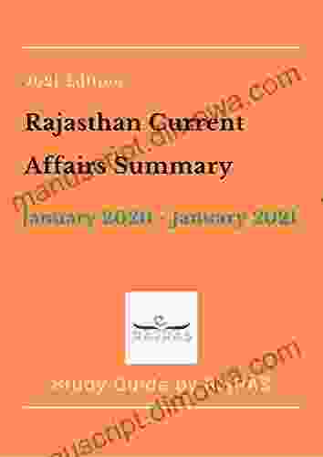 Rajasthan Current Affairs 2024: Sub Inspector Assistant Professor RAS 2024 Exam